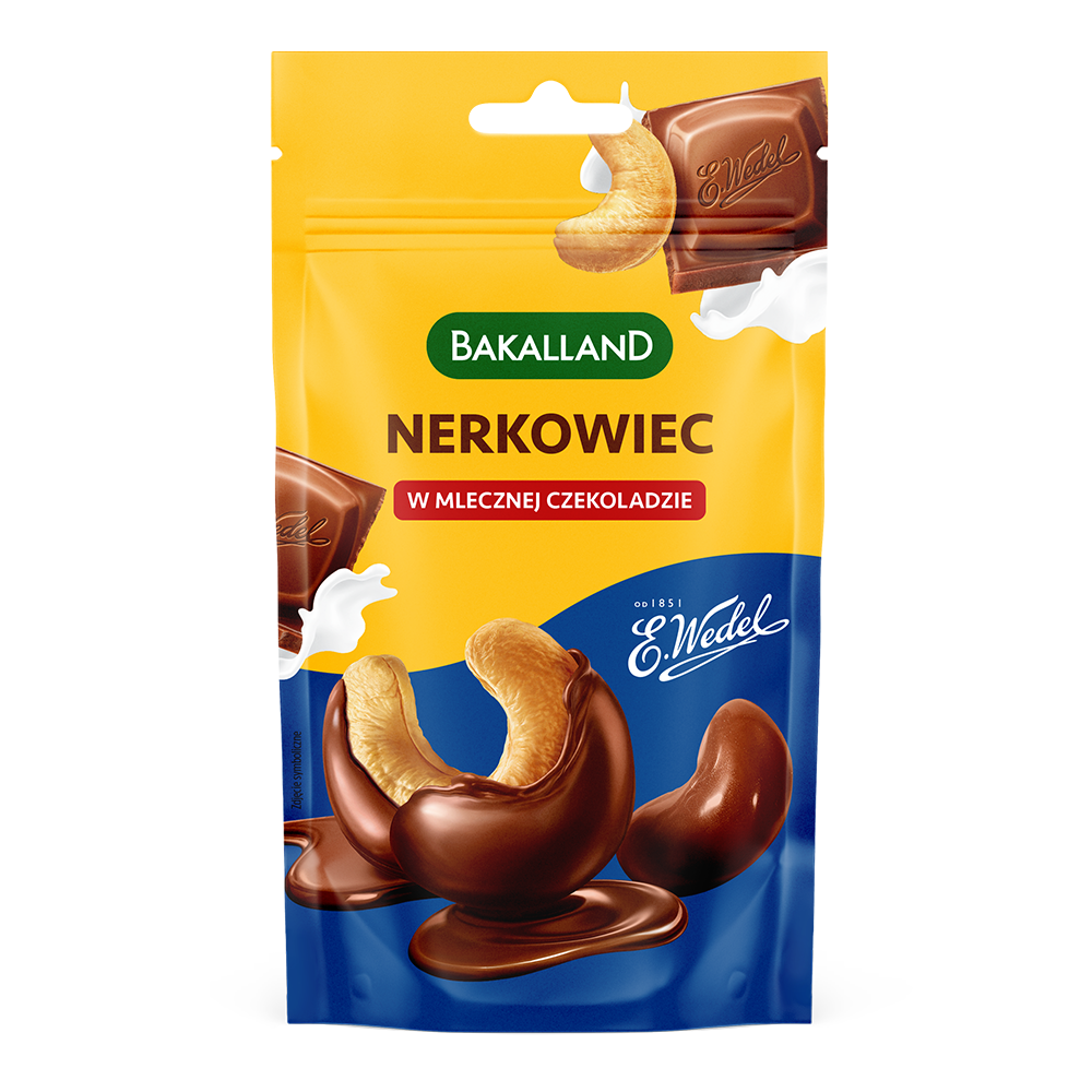 Bakalland Nerkowiec w mlecznej czekoladzie Wedel 75g